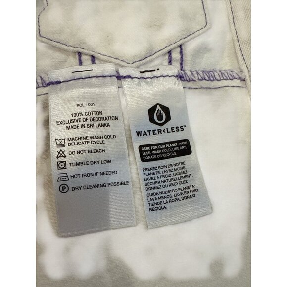 Levis x Deepika Padukone Colab White Denim Jacket with Purple Accents NWT - Picture 10 of 10